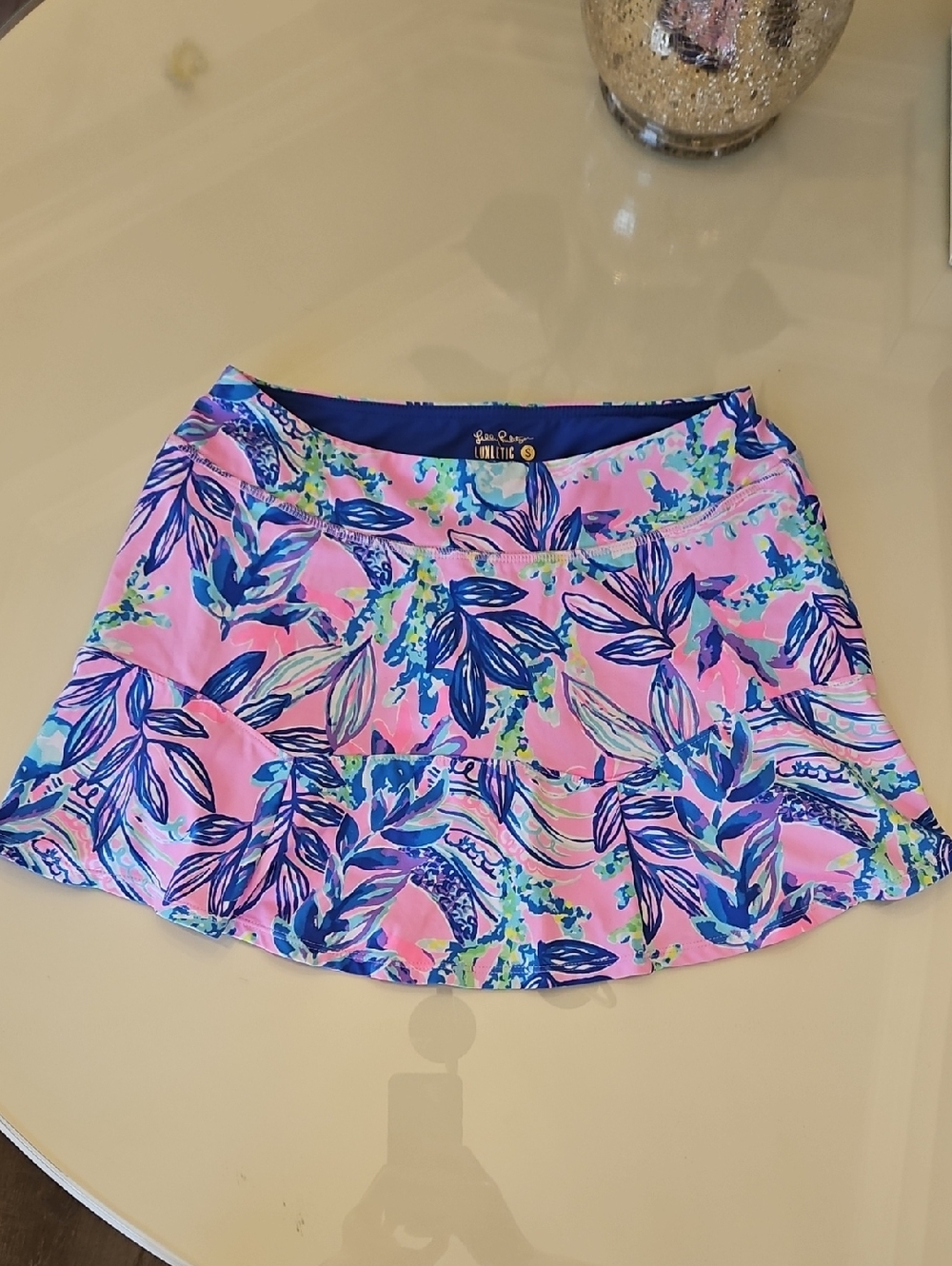 Lilly Pulitzer Lilac Rose Floral Skort